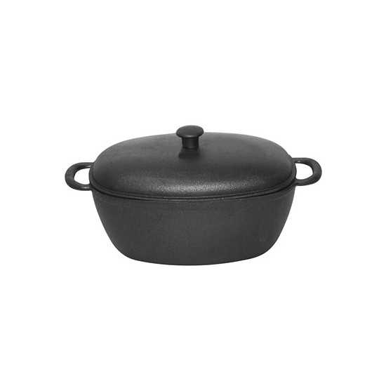 Carl Victor - Cast Iron Casserole 24cm 4L with Glass Lid