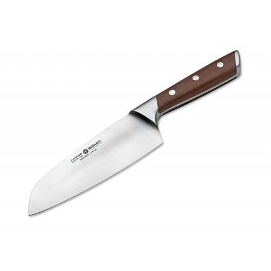 Μαχαίρι Santoku Boker Forge Wood 16cm | www.mantemi.gr