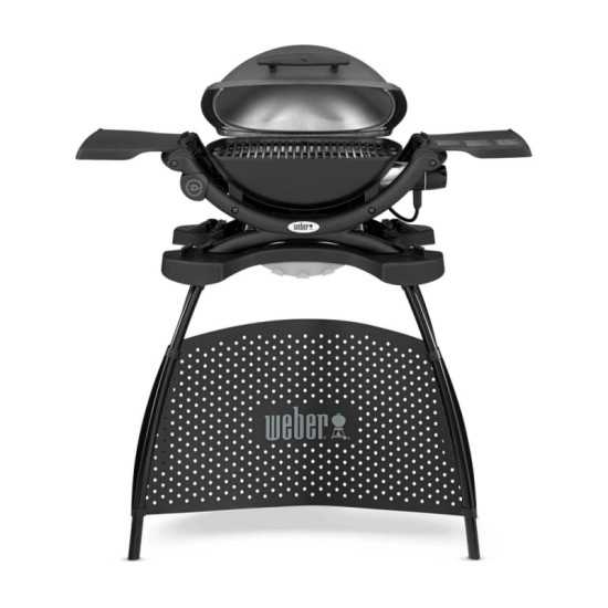 Ηλεκτρική ψησταριά Weber Q 1400 + βάση + τραπεζάκια