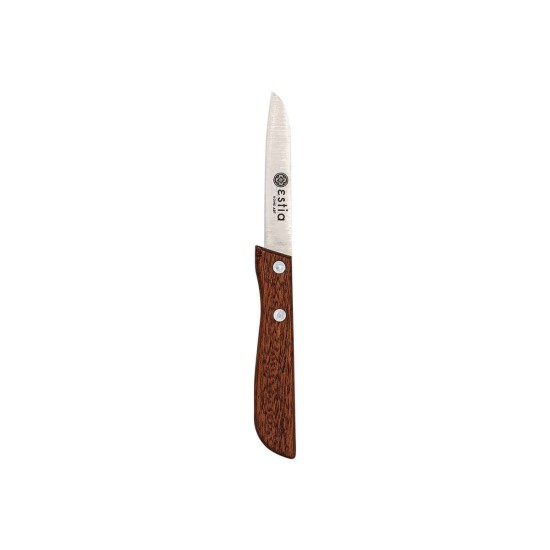 Μαχαίρι ξεφλουδίσματος Estia με ξύλινη λαβή 7cm | www.mantemi.gr