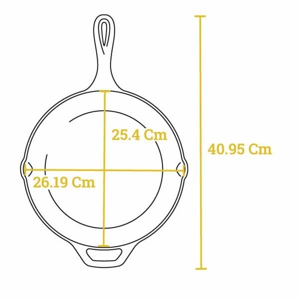 Μαντεμένιο τηγάνι Lodge 26cm L8SK3 | www.mantemi.gr