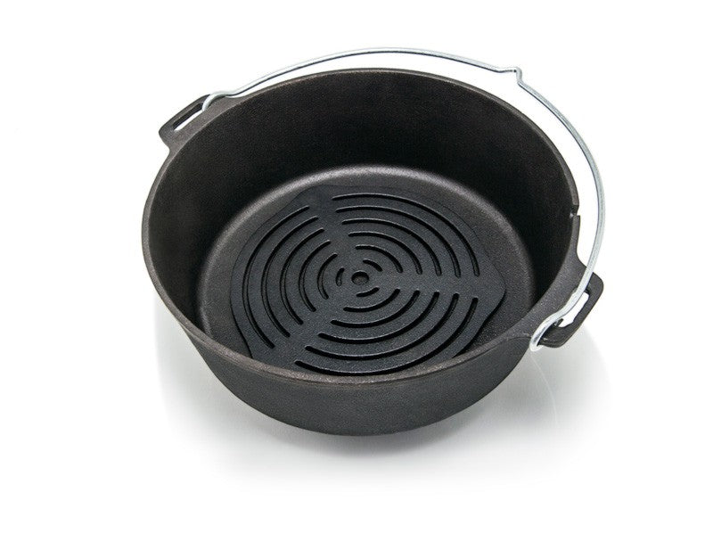 Γκριλιέρα με χαμηλά πόδια Petromax 23cm gr | www.mantemi.gr
