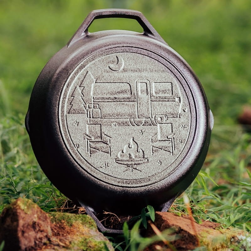 Μαντεμένιο τηγάνι Lodge 26 cm Camper Pan L8SKLWND | www.mantemi.gr