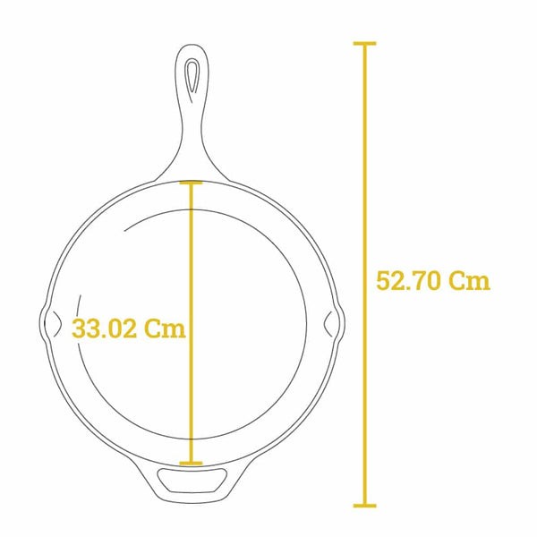 Μαντεμένιο τηγάνι Lodge 33,7cm L12SK3 | www.mantemi.gr