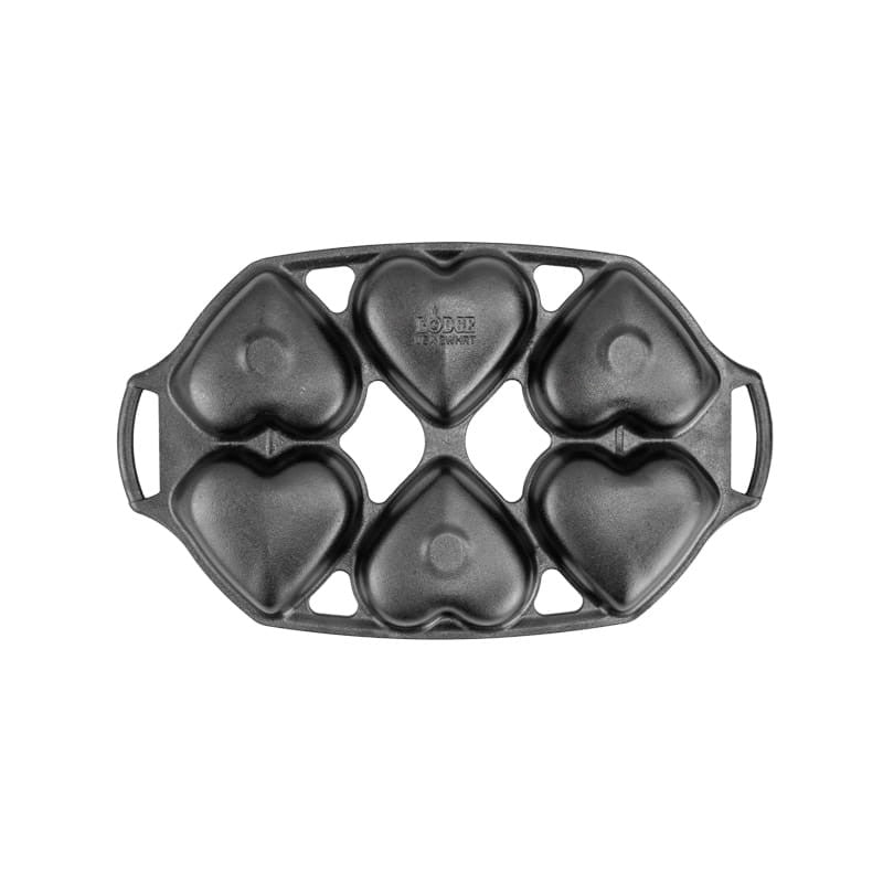 Μαντεμένια Φόρμα για Muffins Mini Καρδιές Lodge BWHRT | www.mantemi.gr