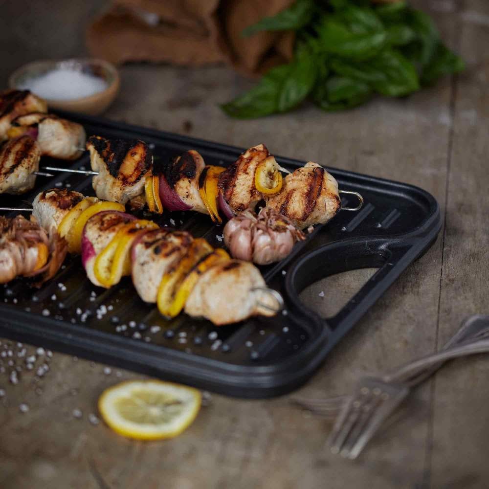Μαντεμένια πλάκα διπλής όψεως εμαγιέ Victoria 47x25cm | www.mantemi.gr