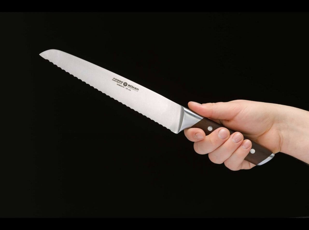 Μαχαίρι ψωμιού Boker Forge Wood 22cm | www.mantemi.gr