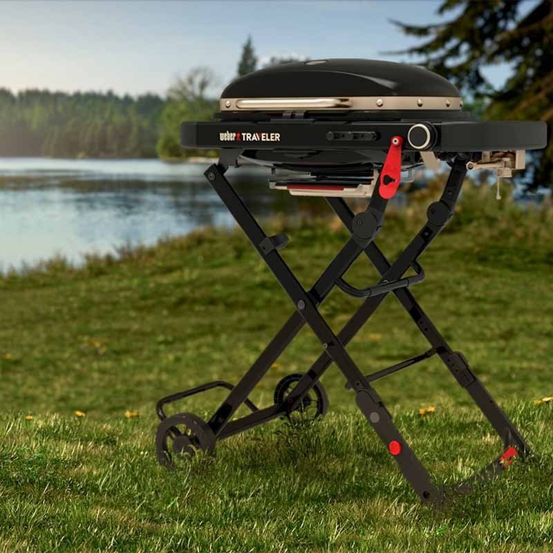 Φορητή ψησταριά υγραερίου Weber Traveler Compact | www.mantemi.gr