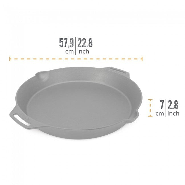 Μαντεμένιο τηγάνι Petromax 53,5cm με 2 λαβές fp50h-t | www.mantemi.gr