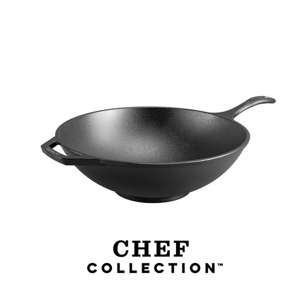 Μαντεμένιο γουόκ Chef Collection Lodge 31,75cm LC12W | www.mantemi.gr