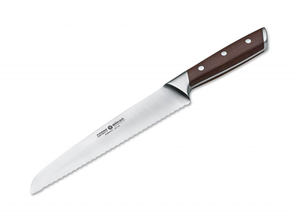 Μαχαίρι ψωμιού Boker Forge Wood 22cm | www.mantemi.gr
