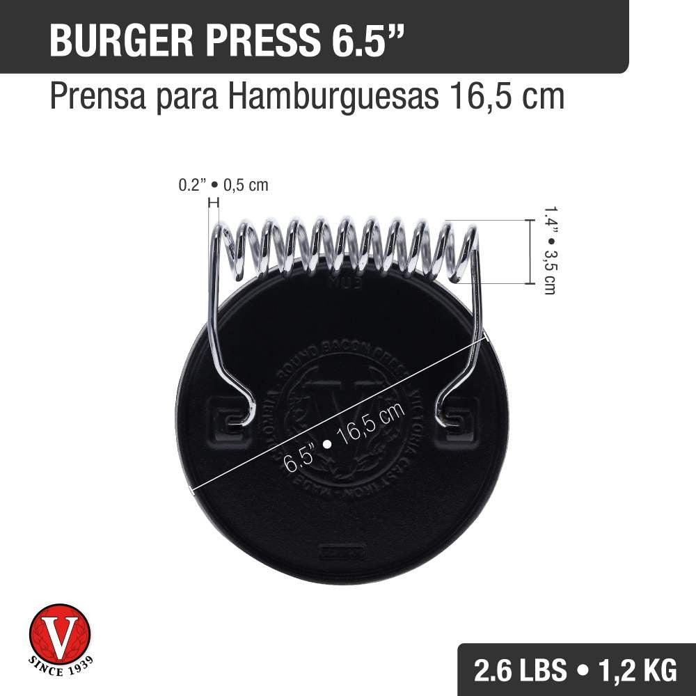 Μαντεμένια πρέσα εμαγιέ Victoria 16,5cm | www.mantemi.gr