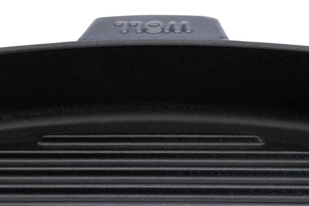 Μαντεμένια γκριλιέρα επισμαλτωμένη Woll Iron Grill με πρέσα ψησίματος 628-2CI-030 28x28cm Carbon Grey | www.mantemi.gr