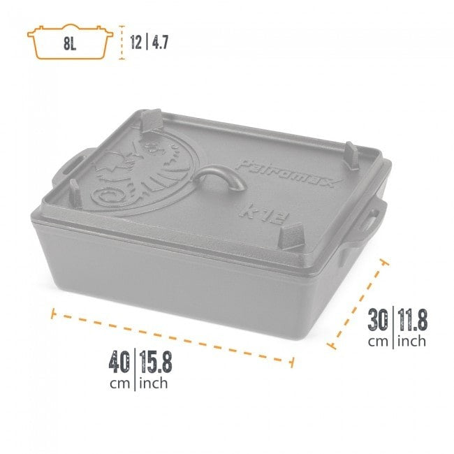 Μαντεμένια γάστρα Petromax k12 8lt | www.mantemi.gr