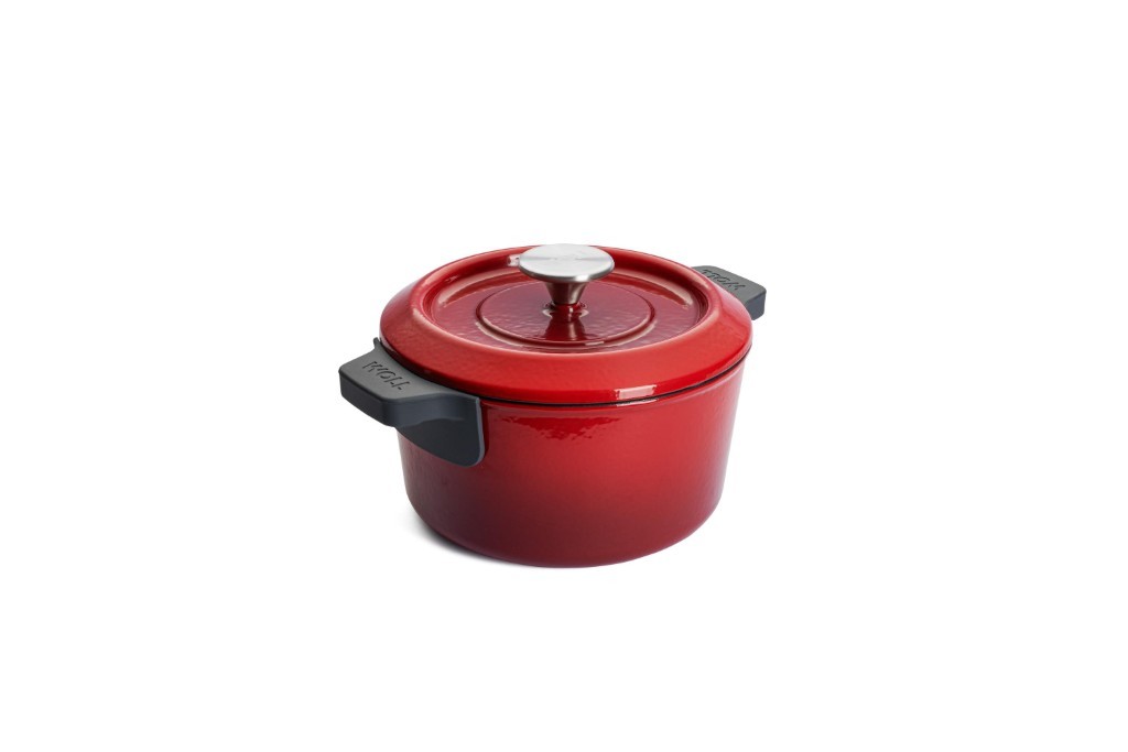 Μαντεμένια κατσαρόλα επισμαλτωμένη Woll Iron Pot 2,8lt 20cm 120CI-010 Chili Red | www.mantemi.gr