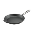 Μαντεμένιο τηγάνι Carl Victor 24cm με inox χερούλι | www.mantemi.gr
