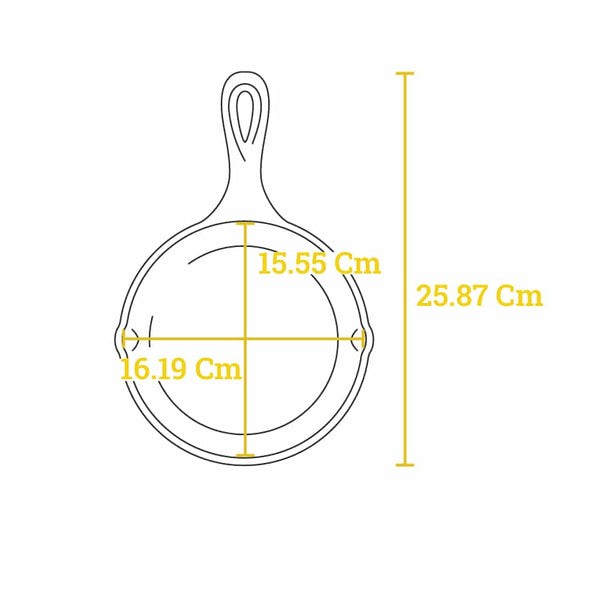 Μαντεμένιο τηγάνι Lodge Heat-Treated 16,5cm H3SK | www.mantemi.gr