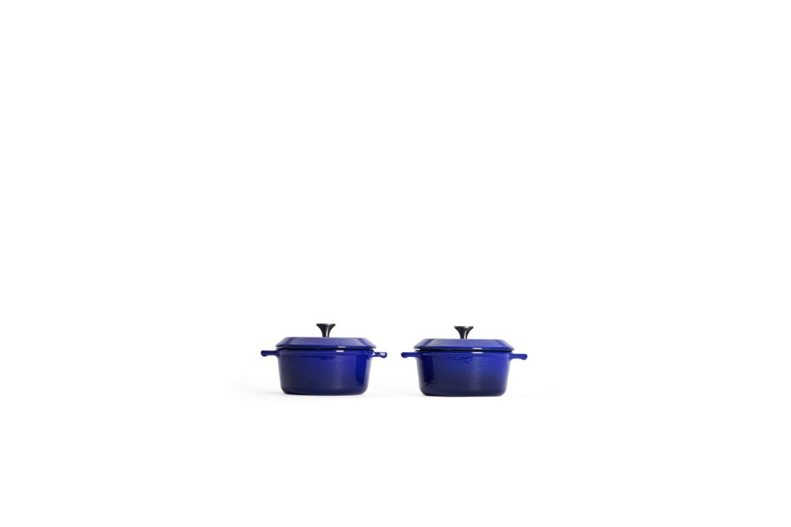 Μαντεμένια γάστρα επισμαλτωμένη Woll Iron Casserole Mini 0,3 lt 10 cm 2τεμ 110CI-020 Cobalt Blue | www.mantemi.gr