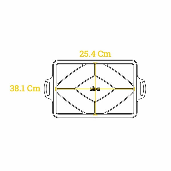 Μαντεμένιο ταψί Lodge 39,3x26,6cm BW15BP | www.mantemi.gr