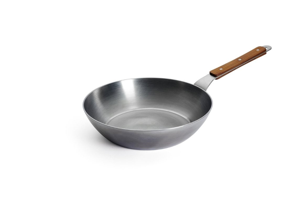 Ατσάλινο τηγάνι-σωτέζα Woll Carbon Steel 728CS 28cm | www.mantemi.gr