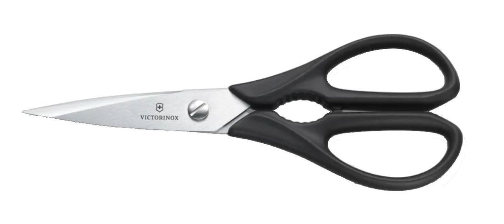 Ανοξείδωτο ψαλίδι γενικής χρήσης Victorinox μαύρο | www.mantemi.gr