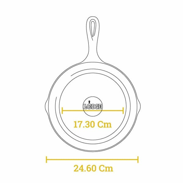 Μαντεμένιο τηγάνι Lodge 22,9cm L6SK3 | www.mantemi.gr