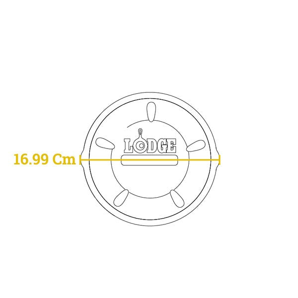 Μαντεμένιο καπνιστήρι Lodge smoker 16,5cm L3SMSK | www.mantemi.gr