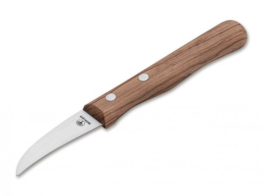 Μαχαίρι ξεφλουδίσματος Boker Classic Olive 5,4cm | www.mantemi.gr