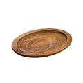 Ξύλινη βάση οβάλ για μαντεμένια πλάκα Lodge 33,4 x 25,4cm UJOP | www.mantemi.gr