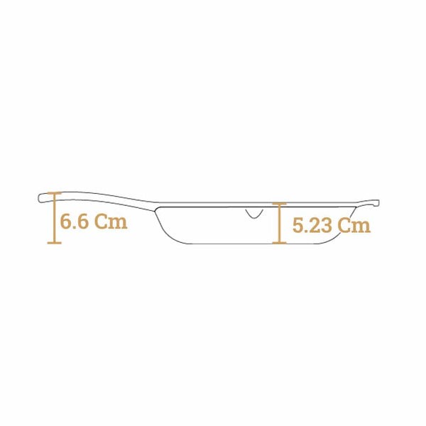 Μαντεμένιο τηγάνι Lodge Blacklock 26cm BL96SK | www.mantemi.gr