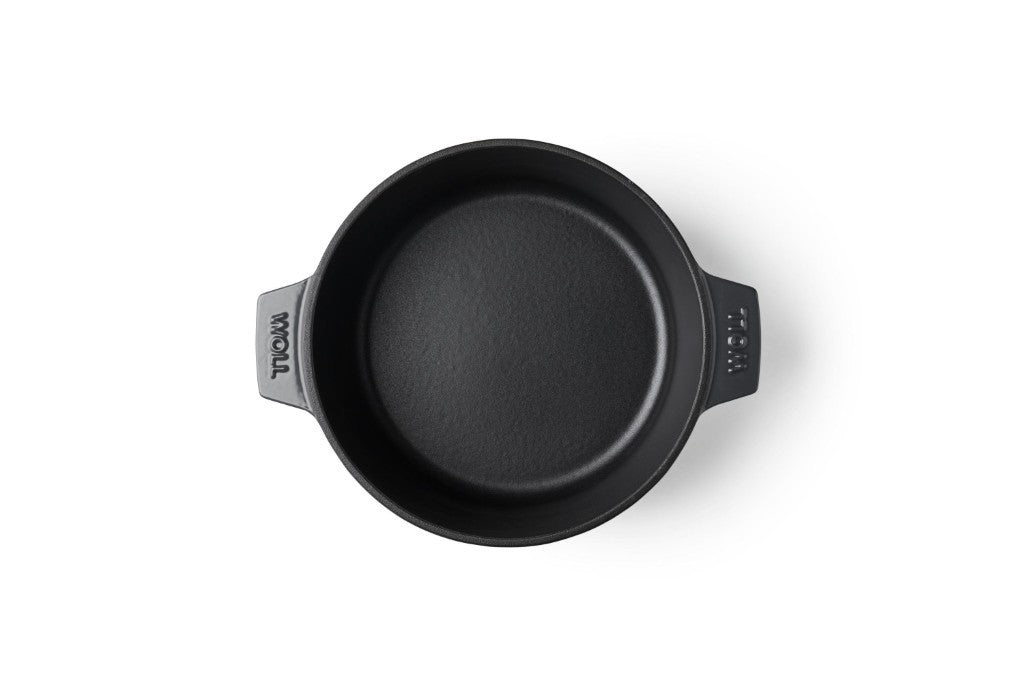 Μαντεμένια κατσαρόλα επισμαλτωμένη Woll Iron Pot 4,2lt 24cm 124CI-030 Carbon Grey | www.mantemi.gr