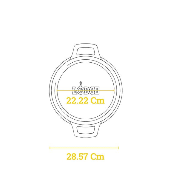 Μαντεμένια γάστρα & σχαροτήγανο Combo Chef Collection Lodge 5,7lt LC6DD | www.mantemi.gr