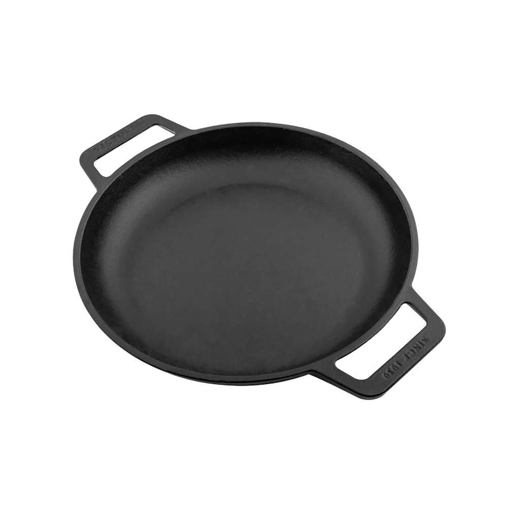 Μαντεμένιο τηγάνι εμαγιέ Victoria με 2 λαβές 25cm | www.mantemi.gr