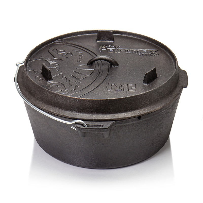 Μαντεμένια γάστρα Petromax με επίπεδο πάτο ft12-t 12,8 lt | www.mantemi.gr
