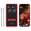 Θερμόμετρο Κουζίνας Metapen Meatmeet X Pro Bluetooth/WiFi App Μαύρο 11,5x17,3x3,7cm 2τεμ | www.mantemi.gr