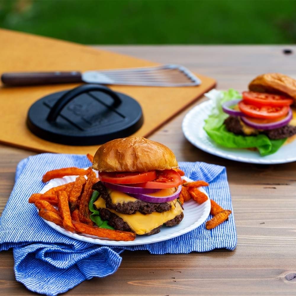 Μαντεμένια πρέσα για burger Lodge L6BP | www.mantemi.gr