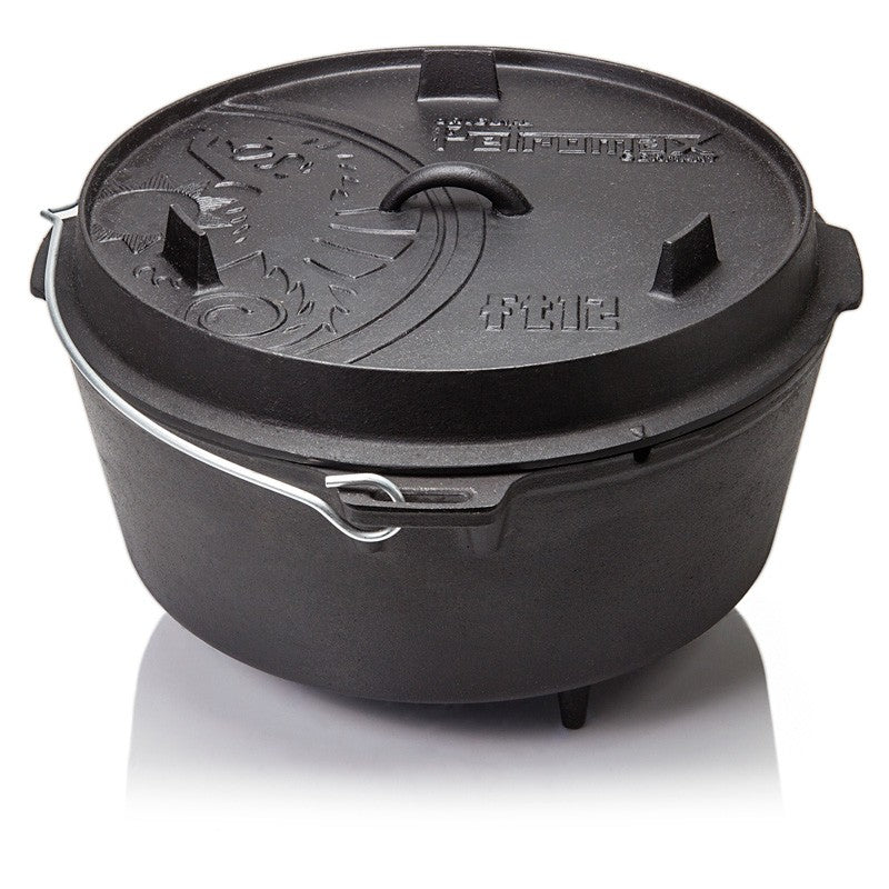 Μαντεμένια γάστρα Petromax με πόδια ft12 10,8 lt | www.mantemi.gr