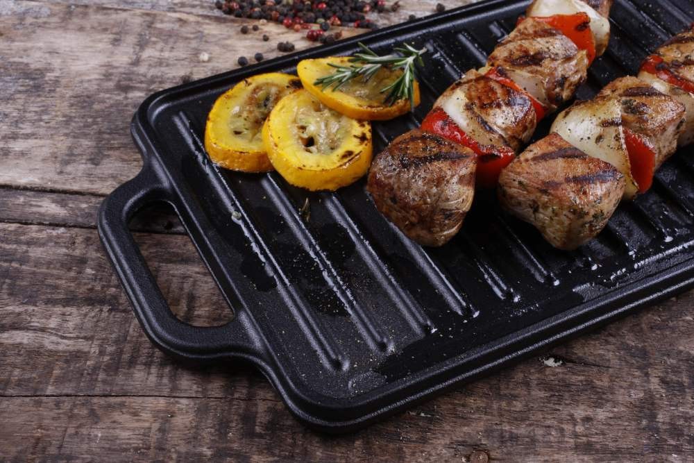 Μαντεμένια πλάκα διπλής όψεως εμαγιέ Victoria 33x21cm | www.mantemi.gr