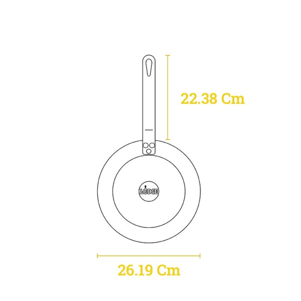 Τηγάνι Lodge Carbon Steel 25,4cm CRS10 | www.mantemi.gr