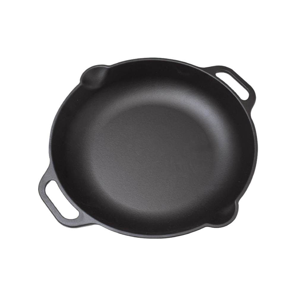 Μαντεμένιο τηγάνι εμαγιέ Victoria με 2 λαβές 33cm | www.mantemi.gr