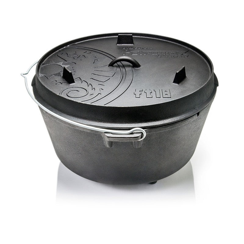 Μαντεμένια γάστρα Petromax με πόδια ft18 16,1lt | www.mantemi.gr