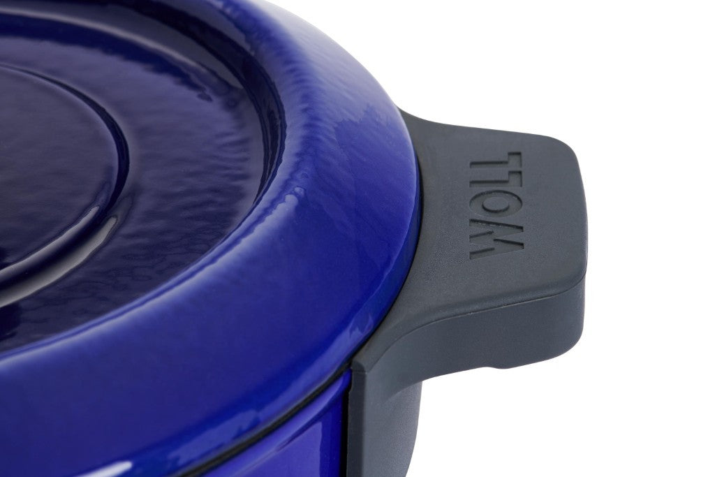 Μαντεμένια κατσαρόλα επισμαλτωμένη Woll Iron Pot 2,8lt 20cm 120CI-020 Cobalt Blue | www.mantemi.gr