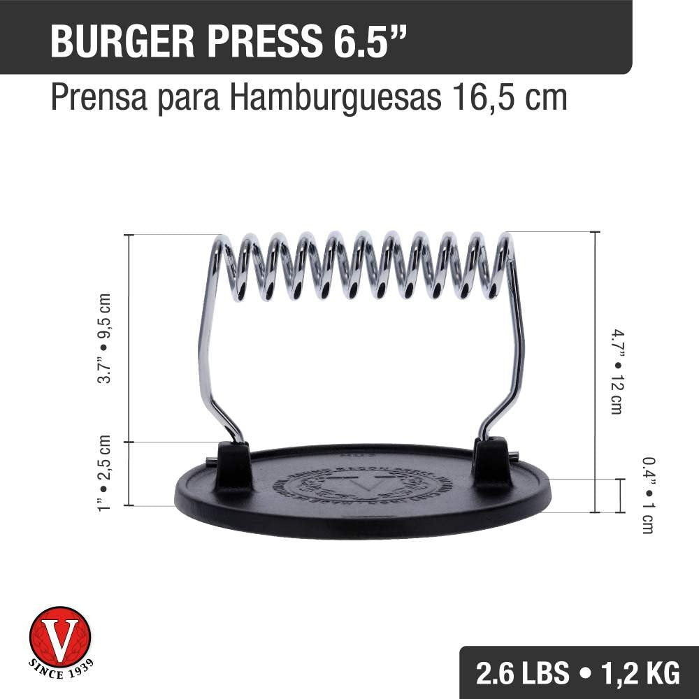 Μαντεμένια πρέσα εμαγιέ Victoria 16,5cm | www.mantemi.gr