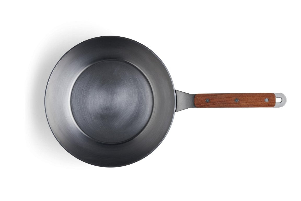 Ατσάλινο τηγάνι-σωτέζα Woll Carbon Steel 728CS 28cm | www.mantemi.gr