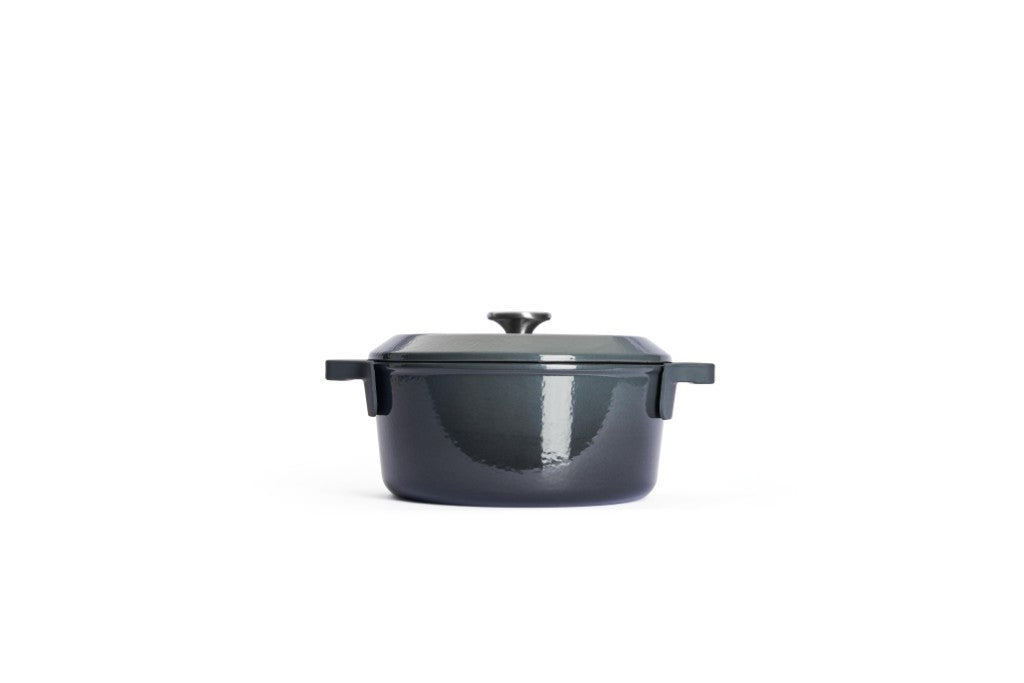 Μαντεμένια κατσαρόλα επισμαλτωμένη Woll Iron Pot 4,2lt 24cm 124CI-030 Carbon Grey | www.mantemi.gr