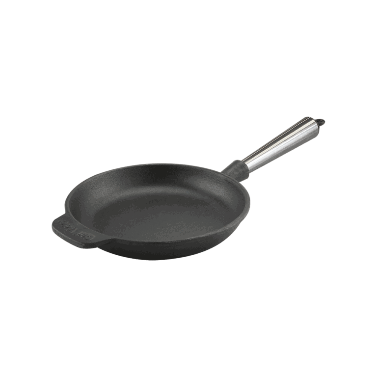 Μαντεμένιο τηγάνι Carl Victor 18cm με inox χερούλι | www.mantemi.gr