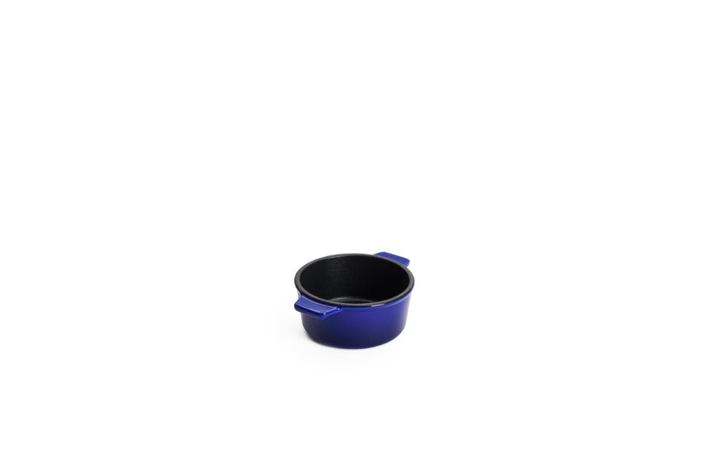 Μαντεμένια γάστρα επισμαλτωμένη Woll Iron Casserole Mini 0,3 lt 10 cm 2τεμ 110CI-020 Cobalt Blue | www.mantemi.gr