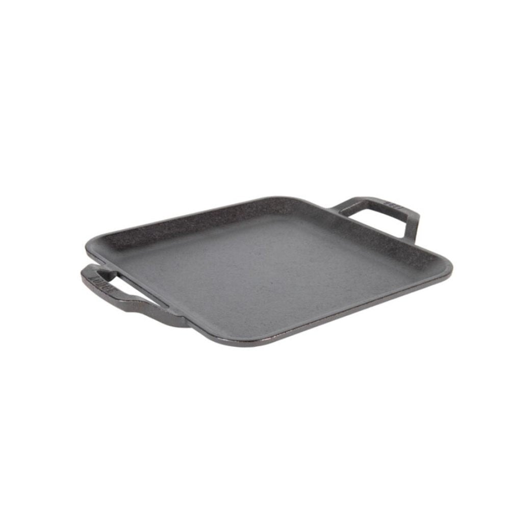 Μαντεμένιο τηγάνι τετράγωνο Lodge 28cm LC11SGR | www.mantemi.gr