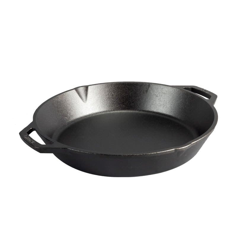 Μαντεμένιο τηγάνι Lodge με 2 λαβές 33,7cm L12SKL | www.mantemi.gr