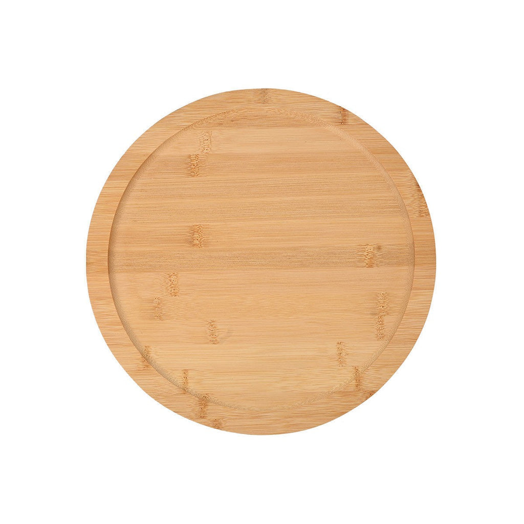 Περιστρεφόμενο πλατώ bamboo Estia Ø32,5cm | www.mantemi.gr